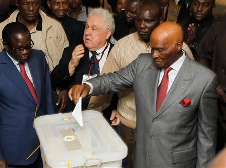 Senegal's President Abdoulaye Wade 