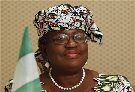 Nigerian Finance Minister Ngozi Okonjo-Iweala speaks during a media briefing in Pretoria March 23, 2012.  REUTERS/Siphiwe Sibeko