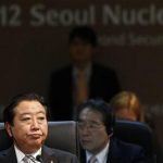 Japan's Prime Minister Yoshihiko Noda attends a plenary session during the Nuclear Security Summit at the Convention and Exhibition Center (COEX) in Seoul March 27, 2012. REUTERS/Yuriko Nakao