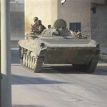 A tank belonging to forces loyal to Syria's President Bashar al-Assad is seen in Deraa July 24, 2012. Picture taken July 24, 2012. REUTERS/Shaam News Network/Handout