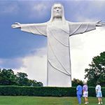 The Christ of the Ozarks statue is seen in Eureka Springs, Arkansas, in this undated handout photo courtesy of the Arkansas Department of Parks and Tourism. REUTERS/Arkansas Department of Parks and Tourism/Handout