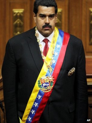 Nicolas Maduro sworn in as new Venezuelan president