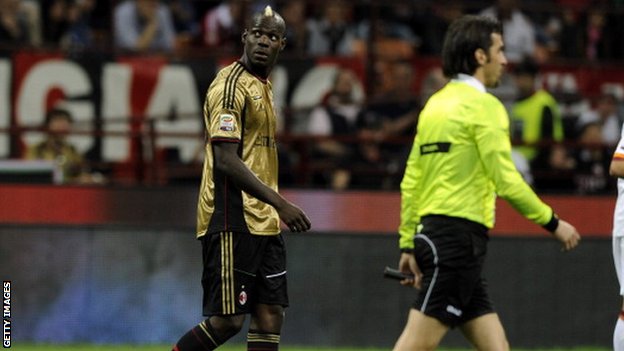 Mario Balotelli: I'll walk off if I am racially abused again