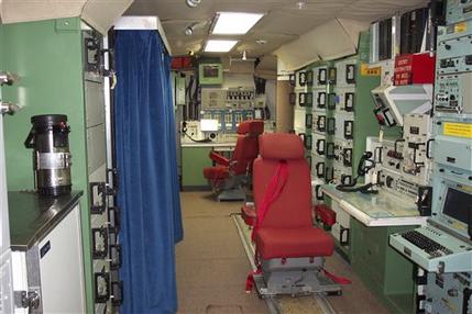 FILE - This file photo provided by the National Park Service shows the inside of the deactivated Delta Nine Launch Facility near Wall, S.D., that is now open to the public. The Air Force stripped an unprecedented 17 officers of their authority to control _ and if necessary launch _ nuclear missiles after a string of unpublicized and unacceptable failings, including a potential compromise of missile launch codes. The groups deputy commander said it is suffering rot within its ranks. The tip-off to trouble was a March 2013 inspection of the 91st Missile Wing at Minot Air Force Base, N.D., which earned the equivalent of a D grade when tested on its mastery of Minuteman III missile launch operations.  (AP Photo/National Park Service, File)