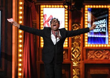 Billy Porter accepts his award for best actor in a musical at the 67th Annual Tony Awards, on Sunday, June 9, 2013 in New York. (Photo by Evan Agostini/Invision/AP)