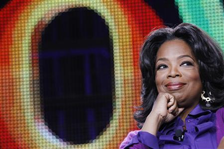 Oprah Winfrey attends a panel during the Oprah Winfrey Network (OWN) Television Critics Association winter press tour in Pasadena, California in this January 6, 2011 file photo. REUTERS/Mario Anzuoni/Files