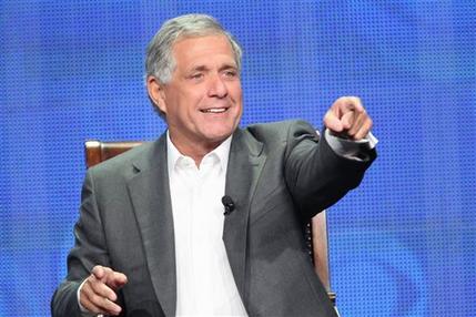 This publicity image released by CBS shows Leslie Moonves, President and Chief Executive Officer for CBS Corporation during the TCA Summer Press Tour 2013, on July 29, 2013 in Beverly Hills, Calif.  (AP Photo/CBS, Monty Brinton)