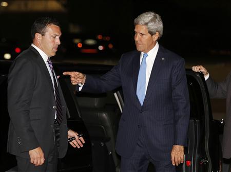 U.S. Secretary of State Kerry departs Washington for a meeting with Russian Foreign Minister Lavrov in Geneva