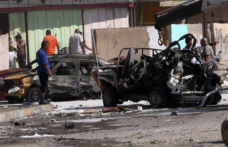 bombs across Baghdad kills 55