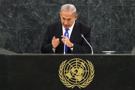 Israel's PM Netanyahu addresses the 68th session of the UN General Assembly in New York