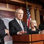 Harry Reid speaks in the U.S. Capitol in Washington