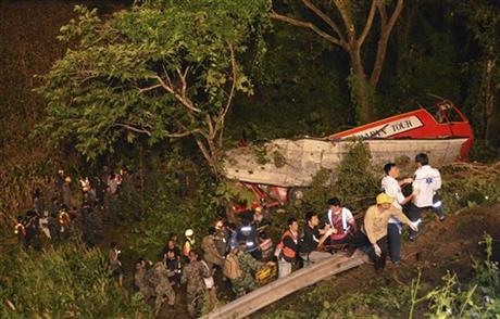 Thailand, Bus crash