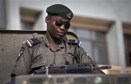 A Nigerian police officer