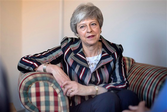 Britain's Prime Minister Theresa May