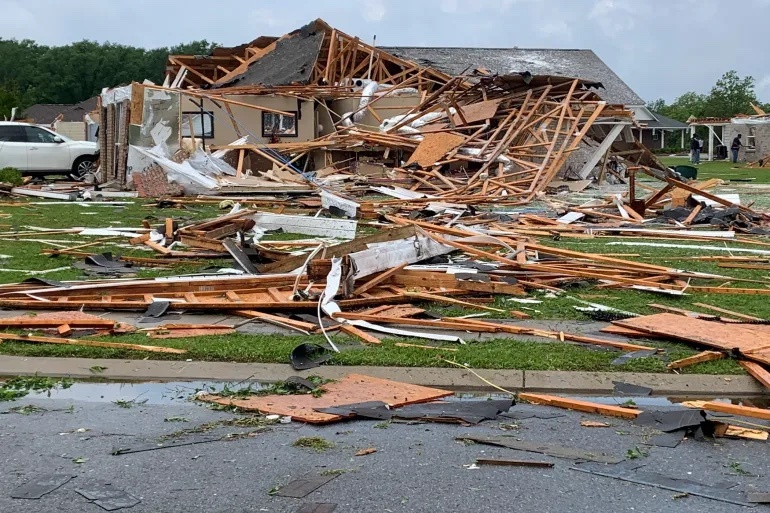 US state of Mississippi has been hit by a tornado