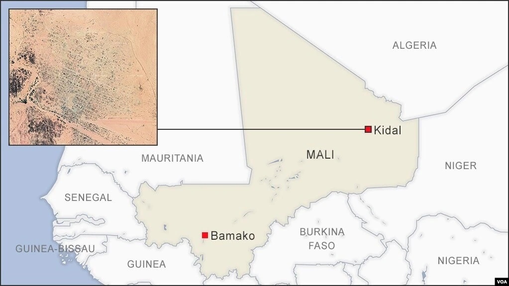 Mali map