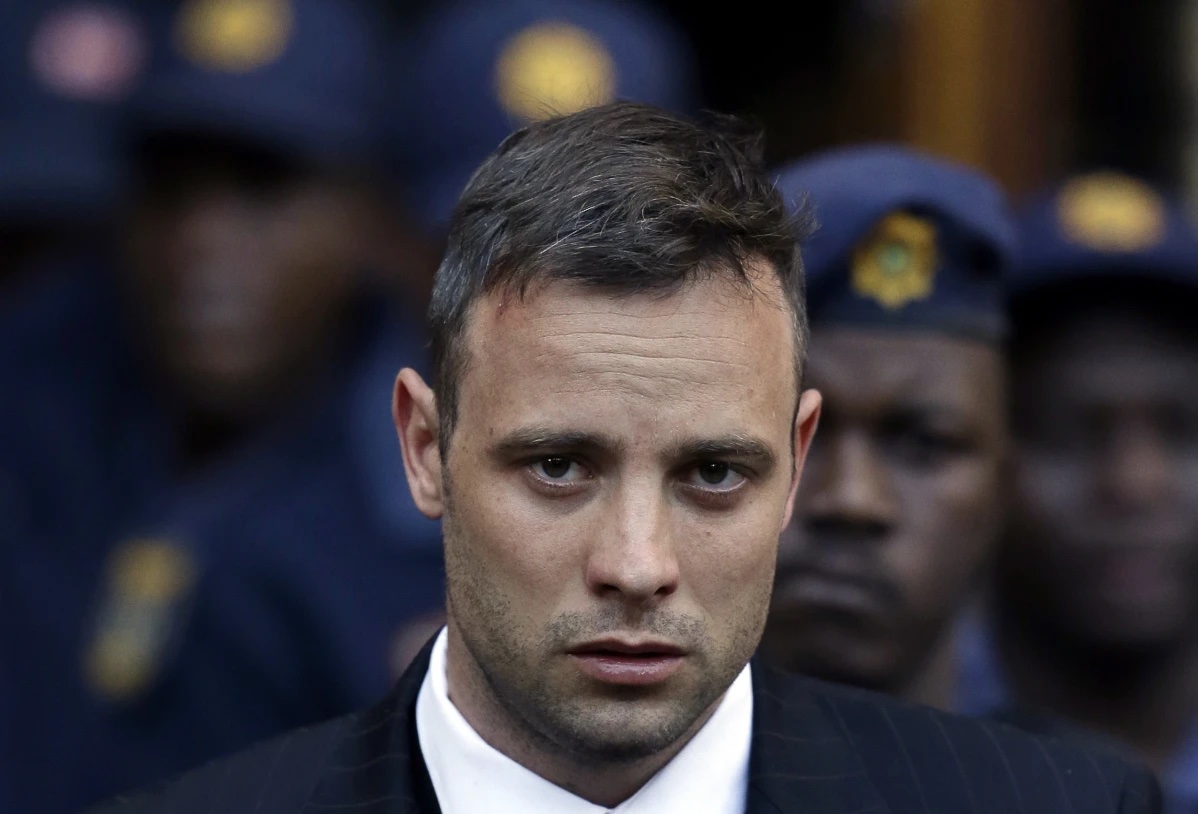 Oscar Pistorius leaves the High Court in Pretoria, South Africa, on June 15, 2016