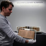 The Crosby-Schoyen Codex at Christie’s auction house in Paris