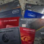 A variety of credit cards