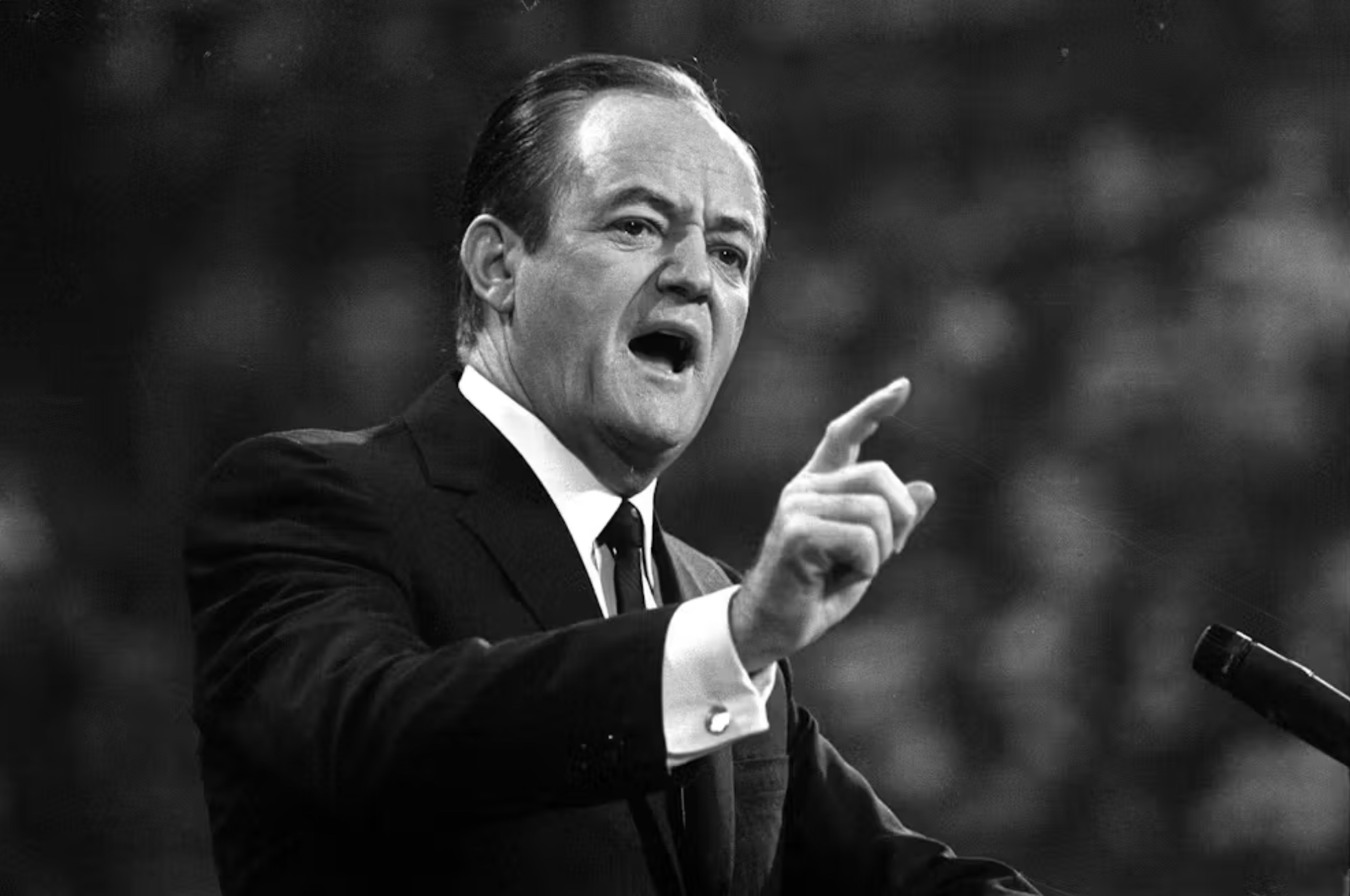 In 1968, Hubert Humphrey got the Democratic presidential nomination – which he’s seen accepting here – despite not entering any primaries or caucuses. 