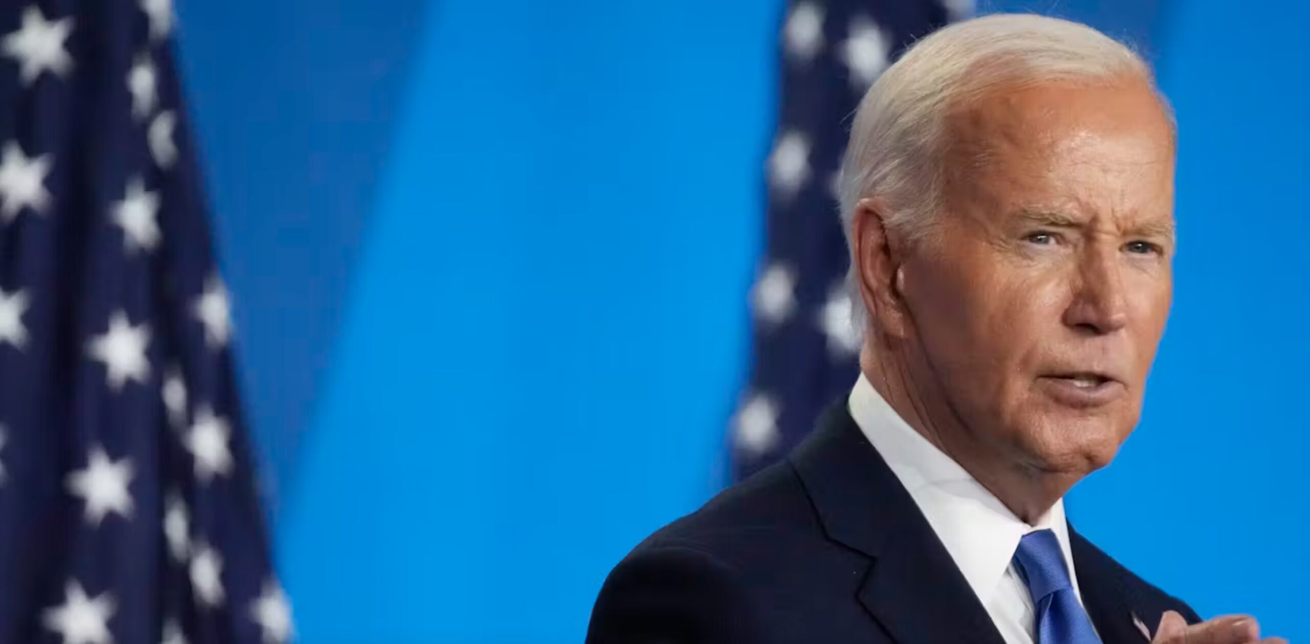 President Joe Biden at the 2024 NATO Summit on July 11, 2024 in Washington, DC. 