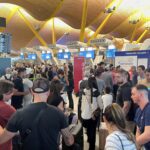 Passengers wait at Barajas Airport, as Spanish airport operator Aena on Friday reported a computer systems "incident" at all Spanish airports which may cause flight delays, in Madrid, Spain July 19, 2024.