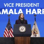 Vice President Kamala Harris speaks during the American Federation of Teachers’ 88th national convention, July 25, 2024, in Houston.