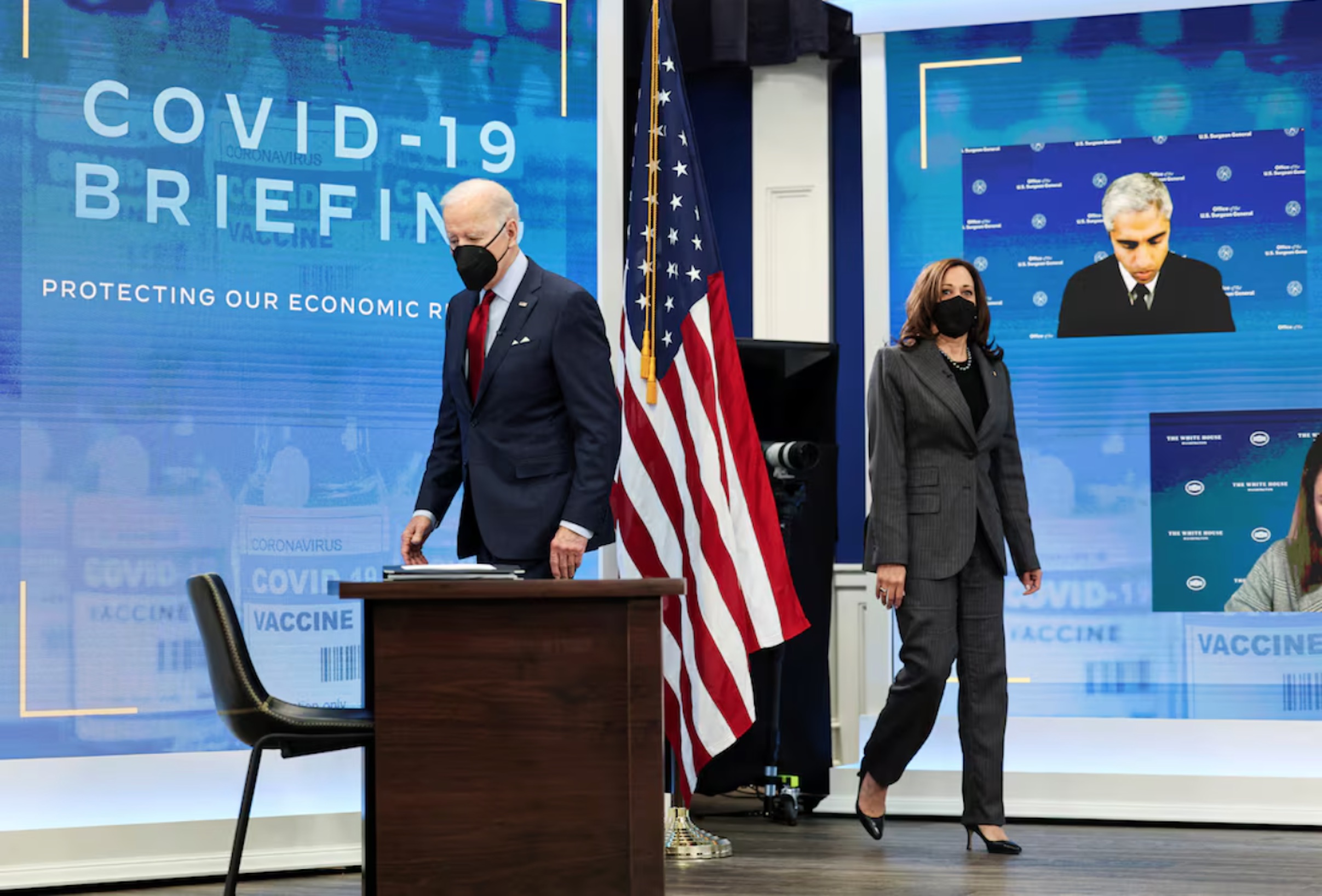 U.S. President Joe Biden and Vice President Kamala Harris