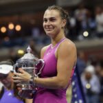 Aryna Sabalenka, U.S. Open, Flushing Meadows, New York, September 7, 2024.