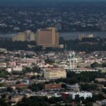 A general view of the city of Bamako