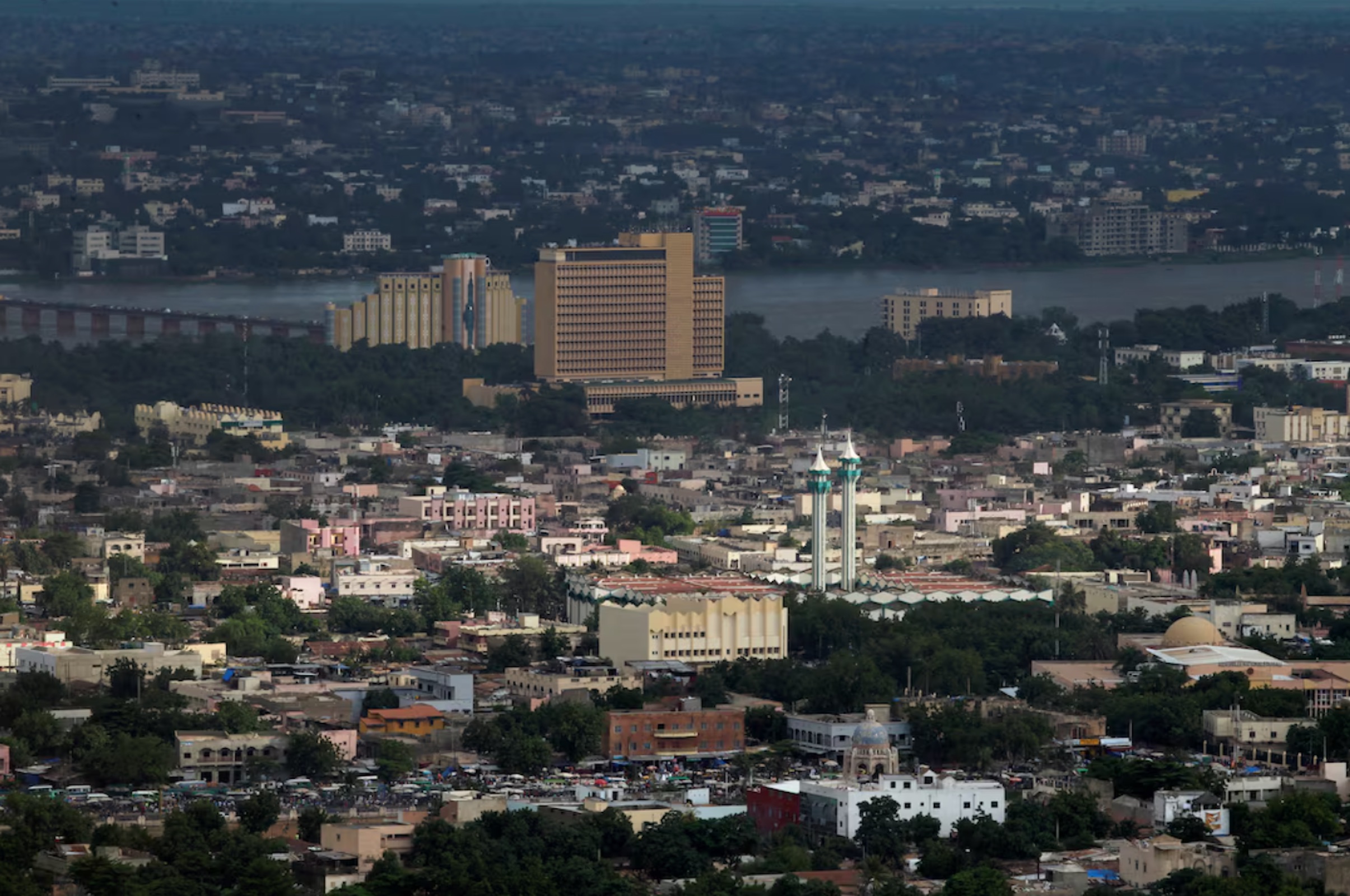 A general view of the city of Bamako