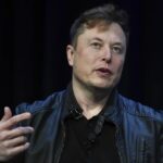 Tesla and SpaceX CEO Elon Musk speaks at the SATELLITE Conference and Exhibition in Washington, March 9, 2020.