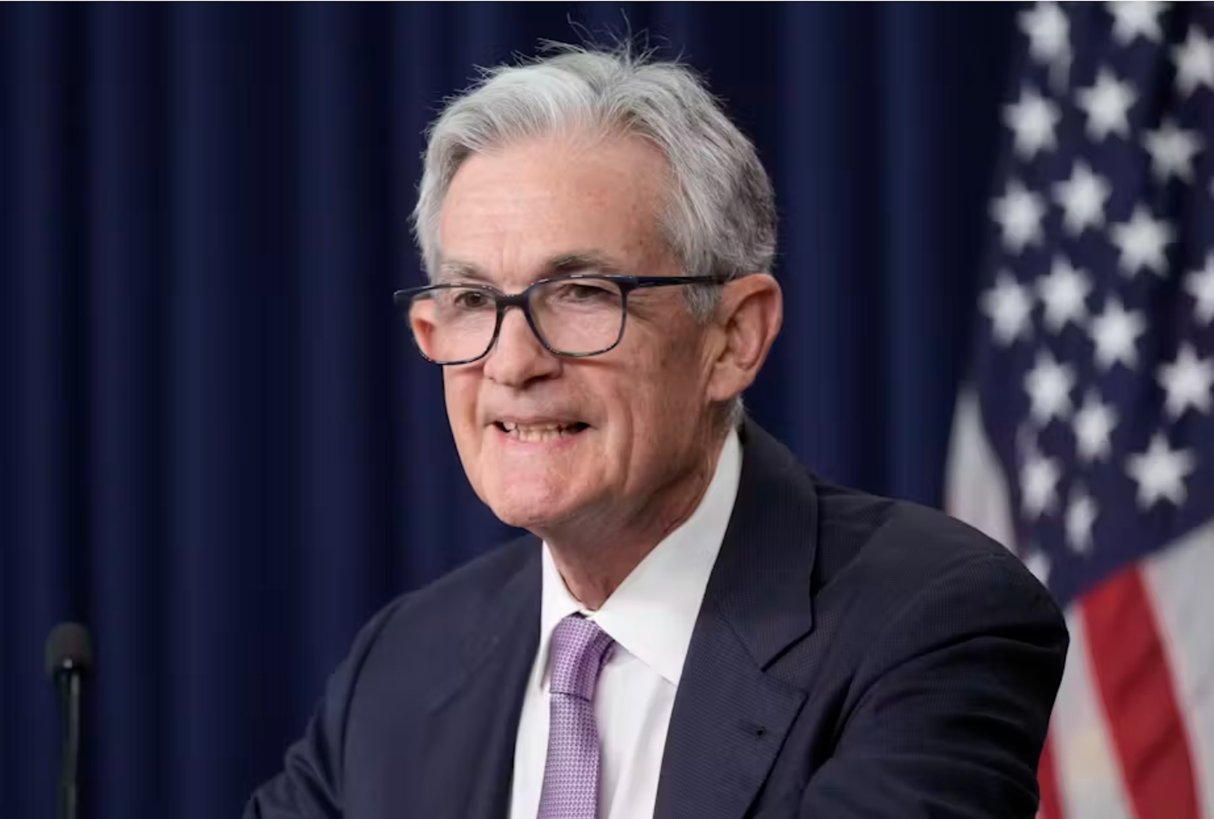 All smiles as Fed Chair Jay Powell signals he’s confident he’s winning the inflation fight. AP Photo/Ben Curtis