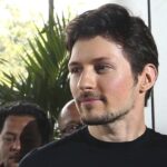 Telegram co-founder Pavel Durov appears at an event on Aug. 1, 2017 in Jakarta, Indonesia.