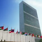 United Nations headquarters, New York.