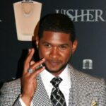 Usher Raymond during a product launching.