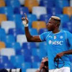 Napoli's Victor Osimhen celebrates scoring their second goal