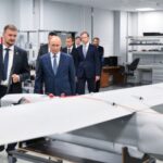 Russia's President Vladimir Putin visits a drone production facility of the the Special Technology Centre in Saint Petersburg, Russia September 19, 2024.