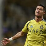 Soccer Football - Asian Champions League - Group B - Al Nassr v Al Rayyan - Al-Awwal Park, Riyadh, Saudi Arabia - September 30, 2024 Al Nassr's Cristiano Ronaldo celebrates scoring their second goal