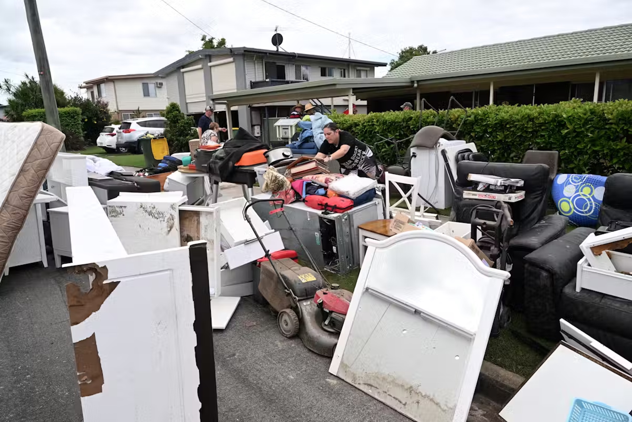 Parts of Brisbane were flooded following Cyclone Kirrily, one of half-a-dozen severe tropical cyclones in the 2023-24 season. 