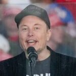 Elon Musk gives a speech in Pennsylvania, a key swing state, in October 2024.