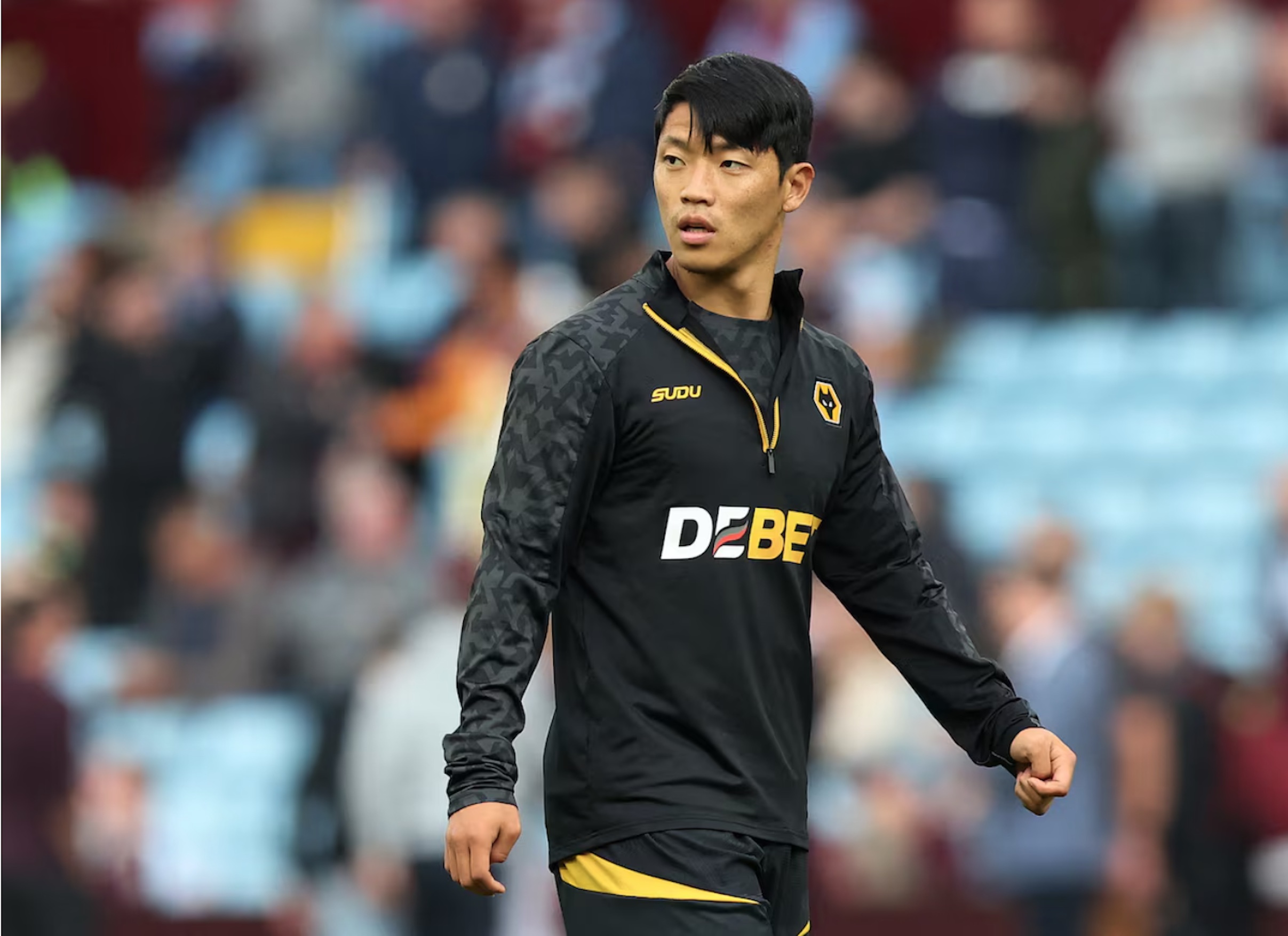 Hwang Hee-chan during the warm up before the match Action