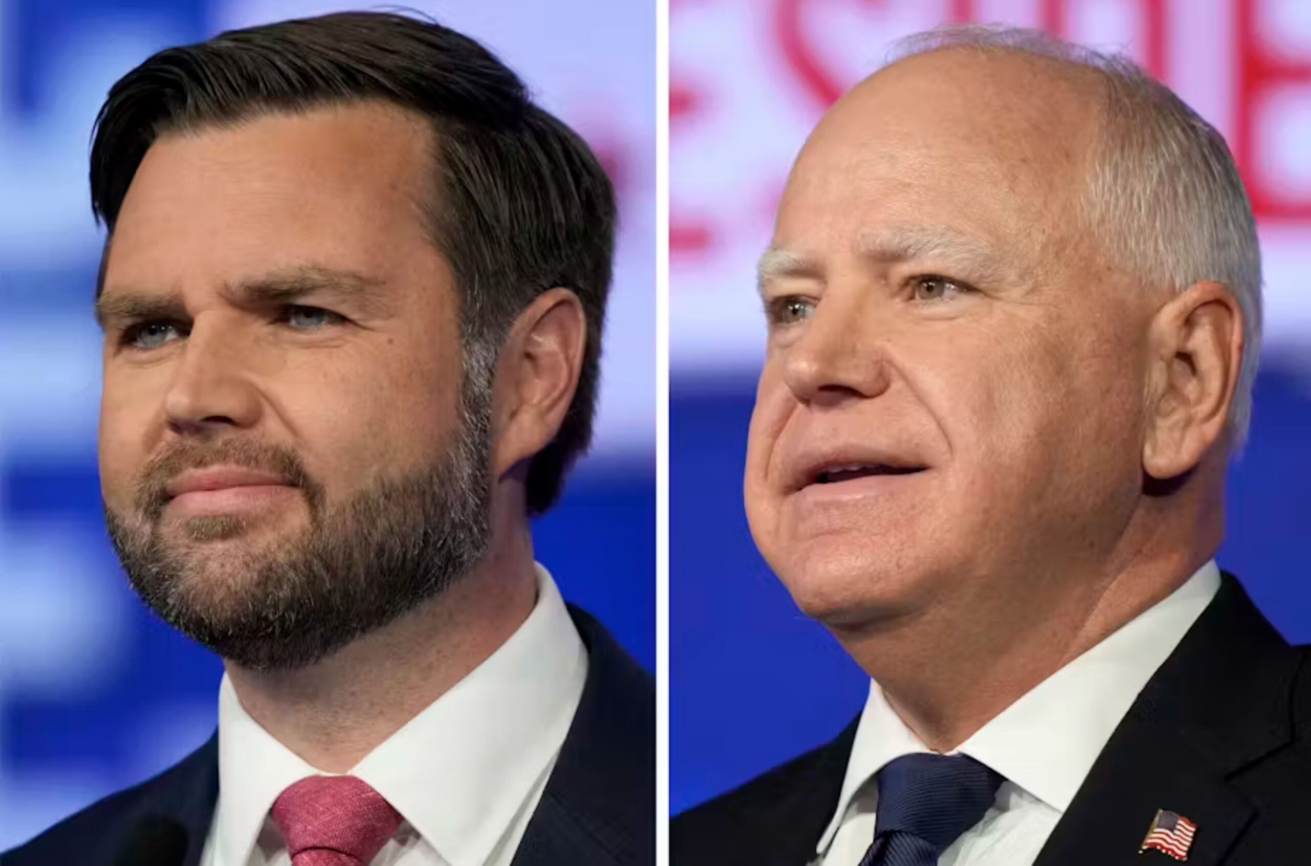 While viewers were listening to what JD Vance and Tim Walz said during the vice presidential debate, the candidates’ facial expressions were also telling. AP Photo