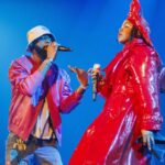 Prakazrel “Pras” Michel, left, and Lauryn Hill, of the Fugees, perform during the 25th anniversary tour for “The Miseducation of Lauryn Hill’ in Inglewood, Calif., on Nov. 5, 2023.