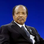 Cameroon President Paul Biya attends the Paris Peace Forum, France, November 12, 2019.