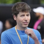 OpenAI CEO Sam Altman attends an Apple event announcing new products in Cupertino, Calif., June 10, 2024.