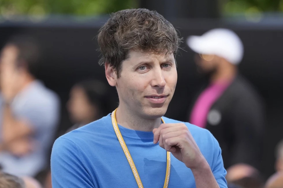 FILE - OpenAI CEO Sam Altman attends an Apple event announcing new products in Cupertino, Calif., June 10, 2024.