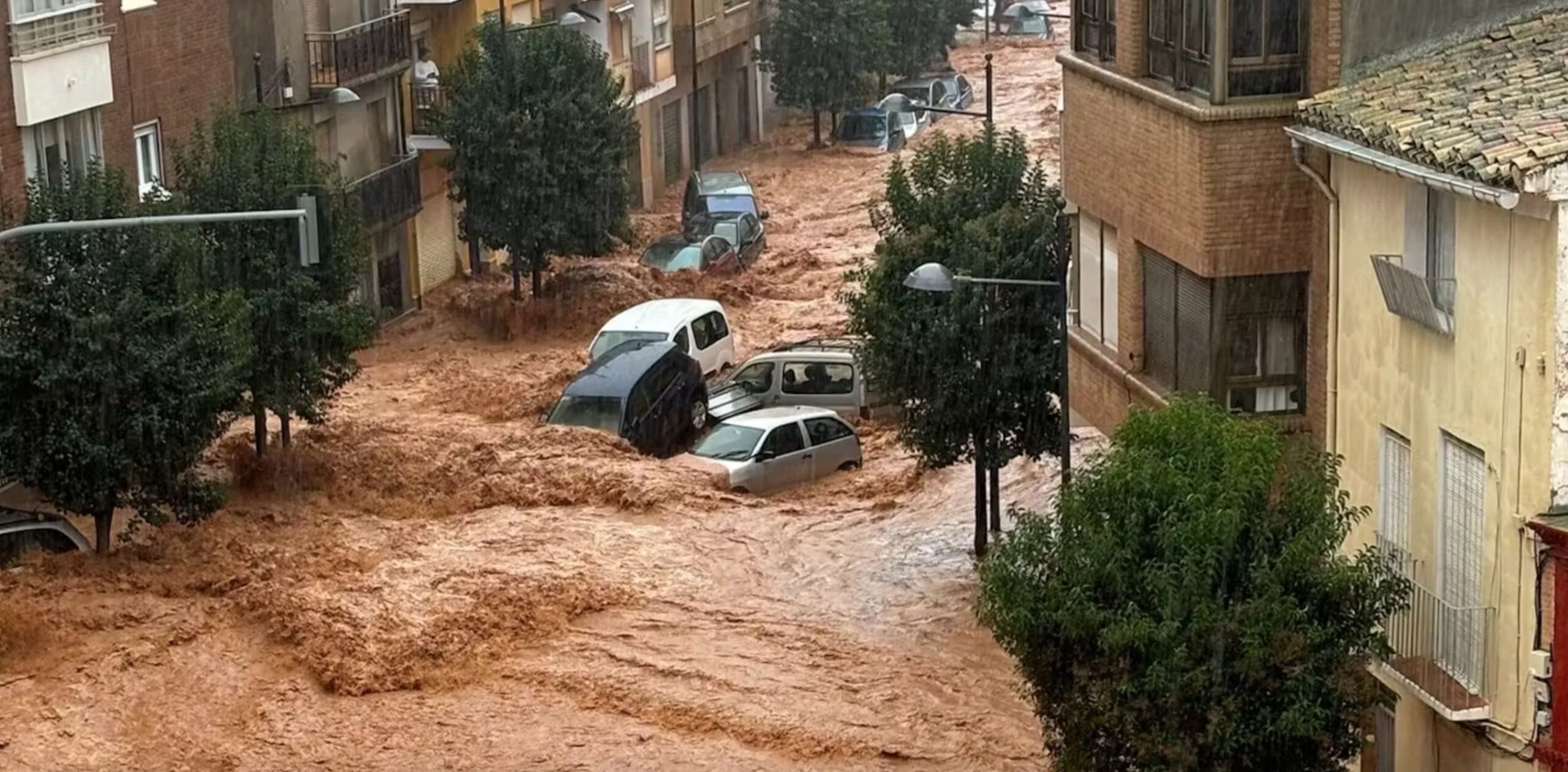 Rain and floods caused by the DANA in Valencia on 29 October 2024. 