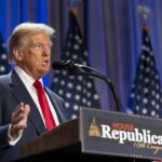 President-elect Donald Trump speaks at meeting of the House GOP conference, Wednesday, Nov. 13, 2024, in Washington.