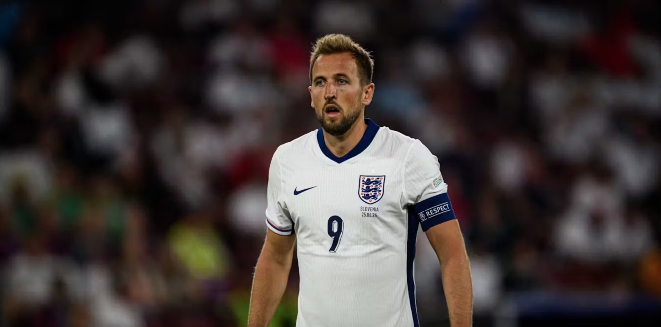 Harry Kane in action at Euro 2024. Vitalii Vitleo/Shutterstock